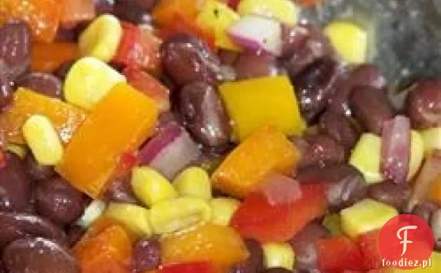 Salsa z czarnej fasoli i kukurydzy