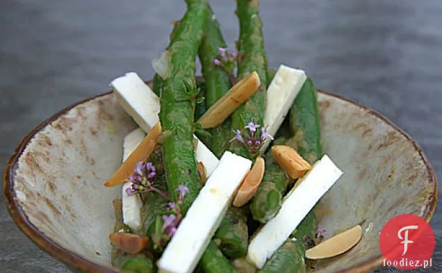 Sałatka Z Zielonej Fasoli I Fety W Szalotce Vinaigrette