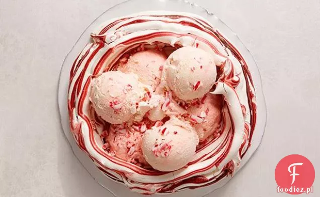 Pavlova w kształcie laski cukrowej