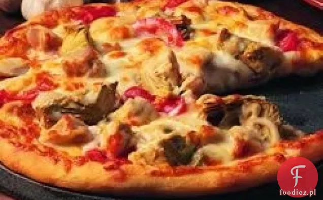 Pizza z kurczakiem i karczochami