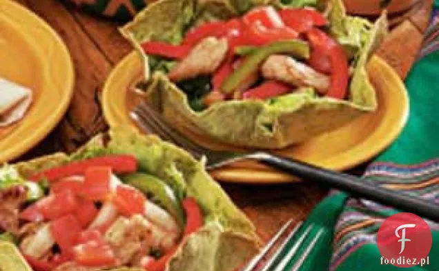 Miski z tortillą fajita
