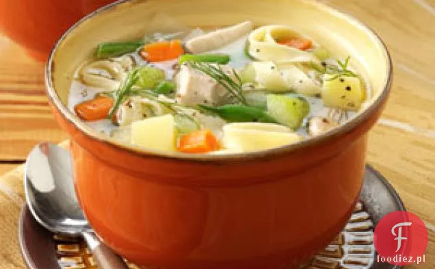 Zupa z kurczakiem i makaronem mamy