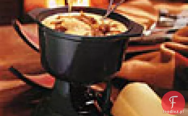 Fondue Gruyère z karmelizowaną szalotką