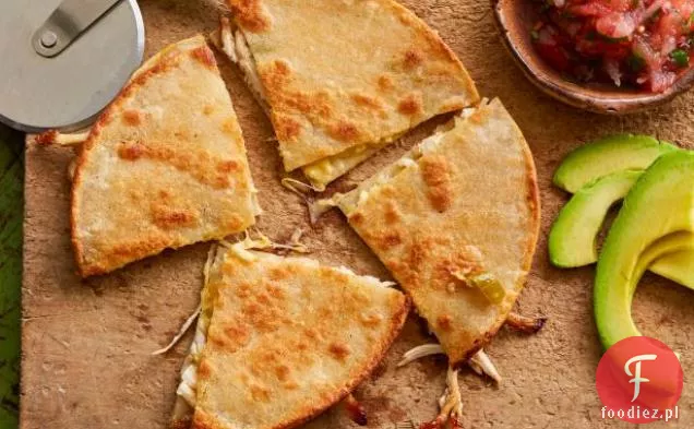 Quesadillas z kurczakiem, chili i serem