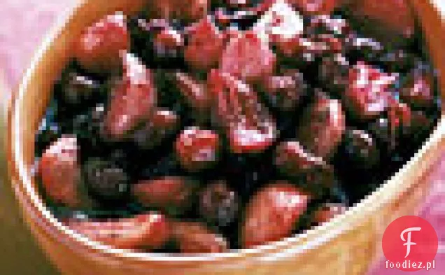 Sos żurawinowy z pieczoną szalotką i Porto