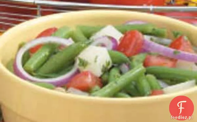 Sałatka z zielonej fasolki