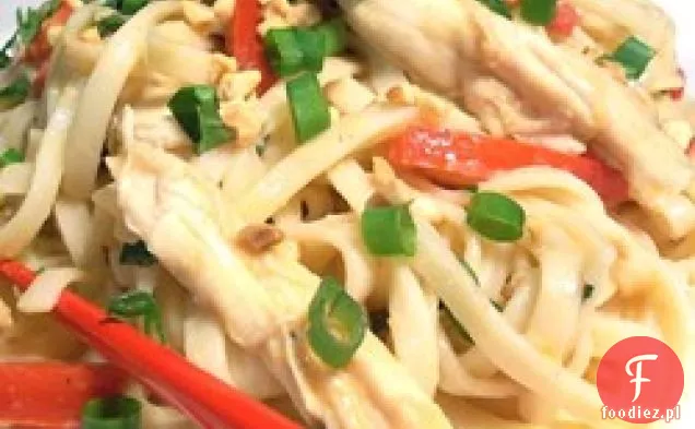 Makaron Udon z masłem orzechowym