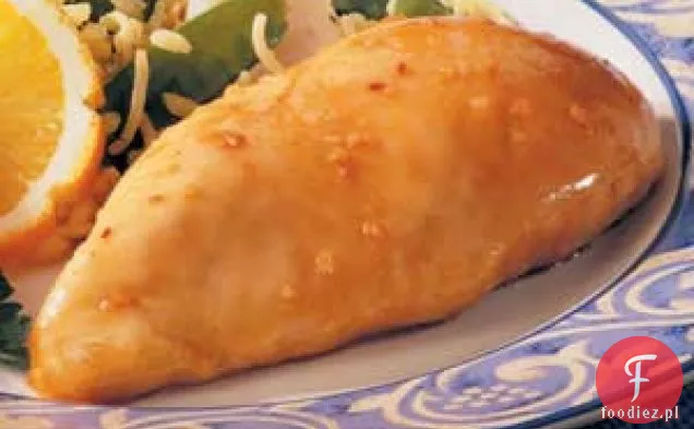 Kurczak w miodzie i czosnku