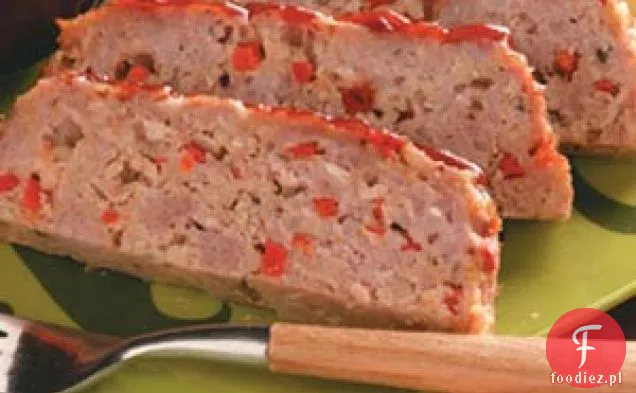 Mięsna zapiekanka z czerwoną papryką