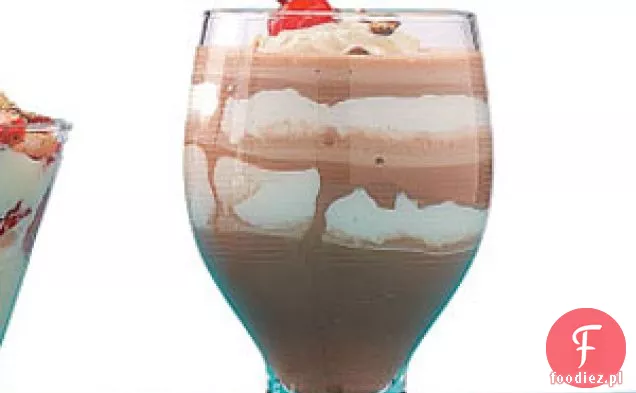 Lody czekoladowe z piankami