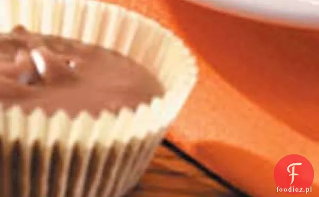 Kubki z masłem orzechowym i polewą czekoladową