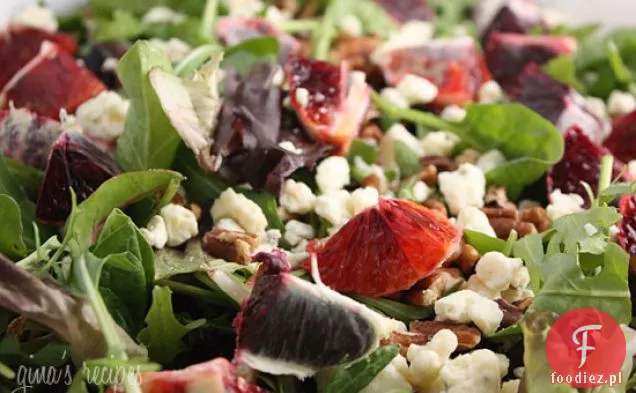 Blood Orange And Baby Greens