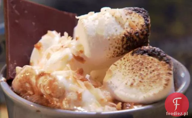 Gorąca czekolada kokosowa