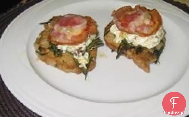 Saltimbocca z serem Neufchatel