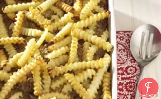 Zapiekanka z Cheeseburgerem i Frytkami