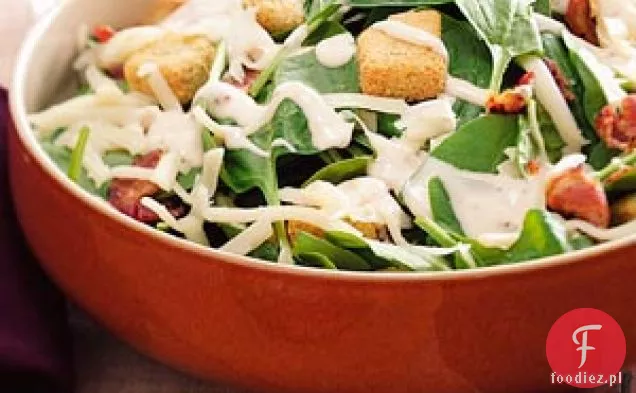 Sałatka ze szpinakiem szwajcarskim