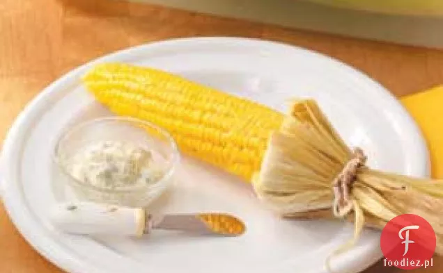 Grillowana kukurydza z majerankiem