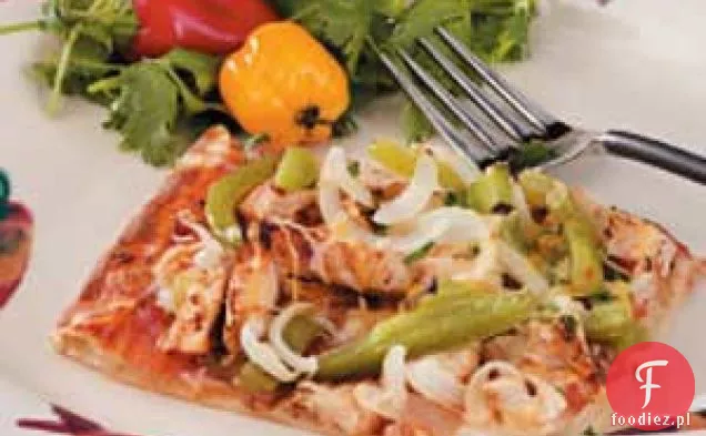 Pizza z kurczakiem w stylu południowo-zachodnim