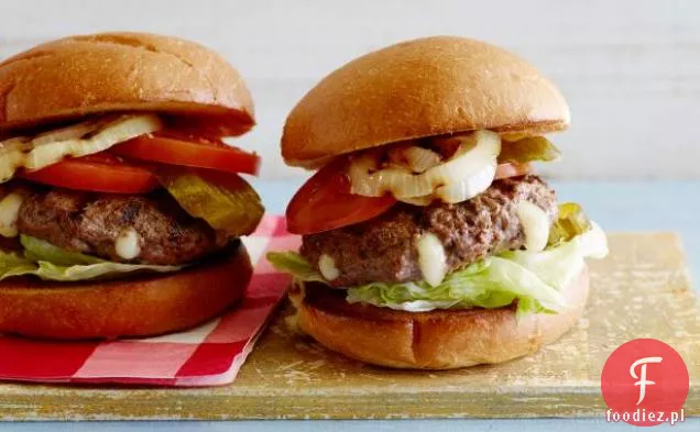Burgery nadziewane serem