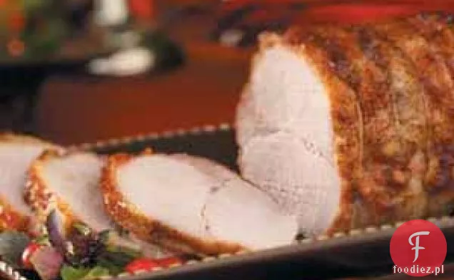 Pieczona wieprzowina w glazurze żurawinowej