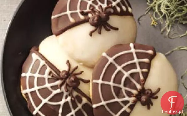Ciasteczka Czarno-Białe Pająki