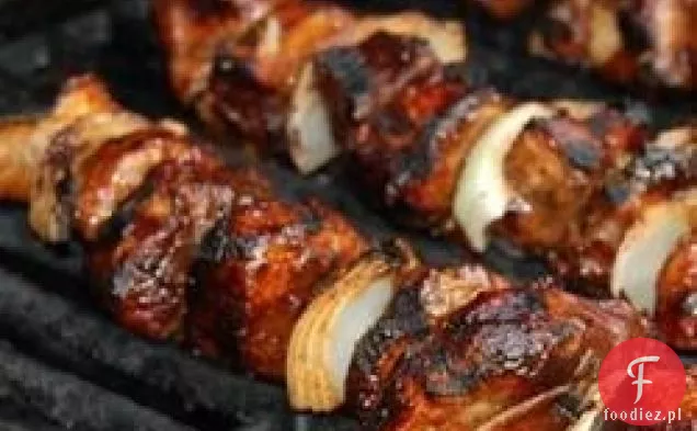 Szaszłyki wieprzowe z grilla teriyaki