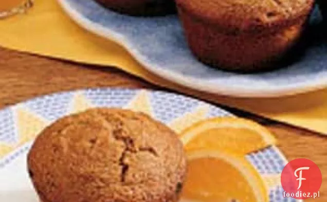 Muffinki z miodem i otrębami