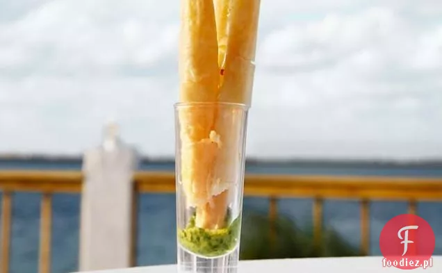 Słomki serowe w pesto