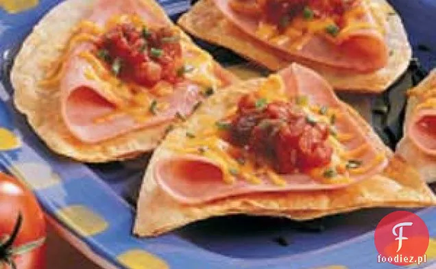 Tortille z szynką i serem