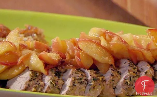 Uptown Pork Chops and Apple Sauce: Pieczone polędwiczki wieprzowe z zapiekanymi jabłkami