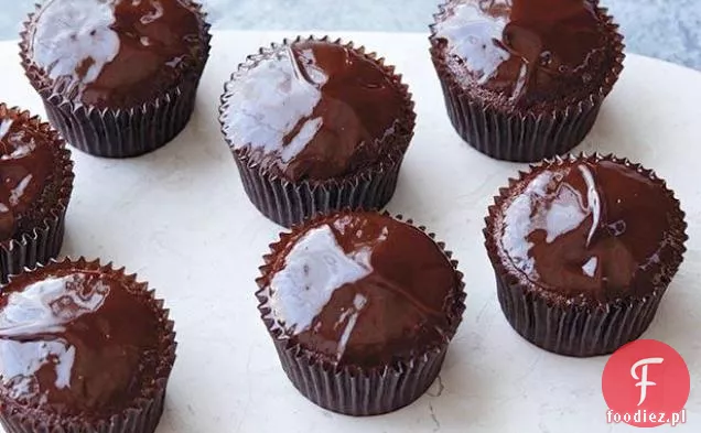 Babeczki z ganache czekoladowym