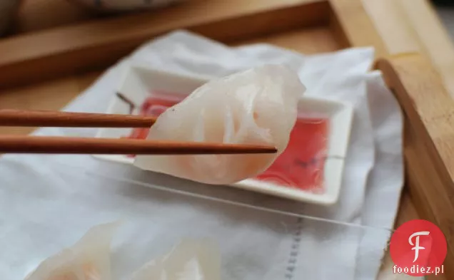 Krewetki pierogi przepis (har Gow/??)