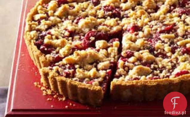 Tarta z kruszonką żurawinowo-pomarańczową