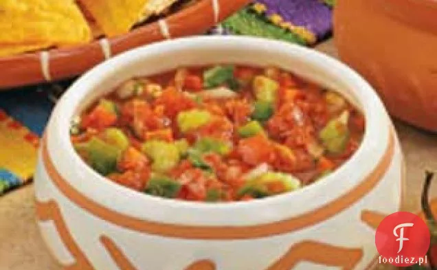 Chrupiąca salsa ogrodowa