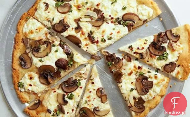 Pizza z pieczarkami i ricottą bezglutenowa