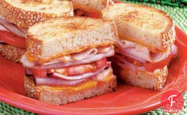 Grillowane kanapki klubowe