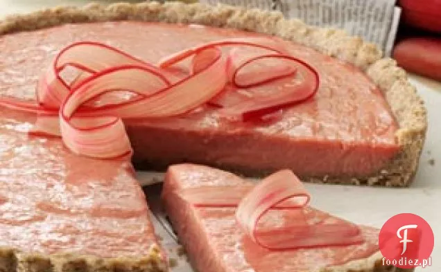 Tarta rabarbarowa z kruchym spodem