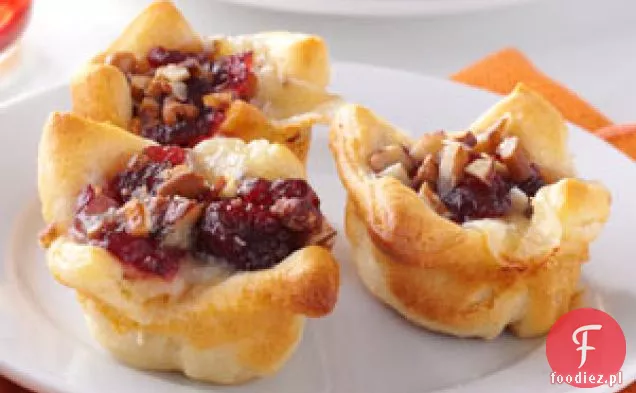 Tartaletki z żurawiną i serem brie