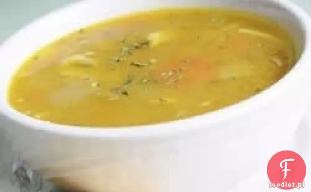 Zupa z kurczaka i warzyw z makaronem