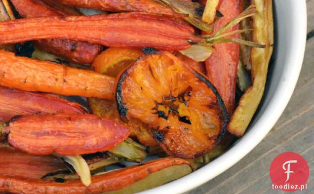 Pomarańcza Pieczona Marchewka I Pasternak