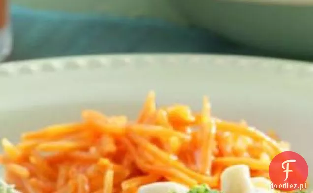 Pomarańcza-szkliwiona rozdrobniona marchewka