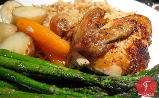 Kurczak Pieczony Z Ziemniakami I Marchewką