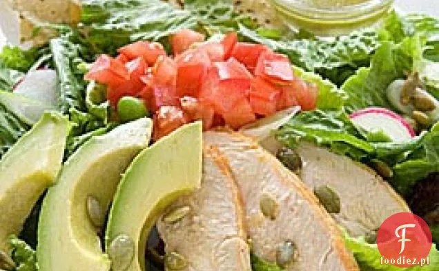 East-meets-southwest Chicken Tostada Salad