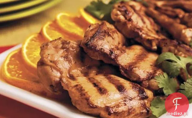 Pomarańczowo-Imbirowe Grillowane Udka Z Kurczaka