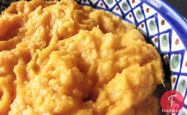Pieczony Puree Z Dyni Z Imbirem