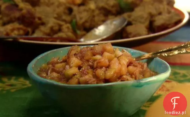 Chutney z zielonym jabłkiem i imbirem