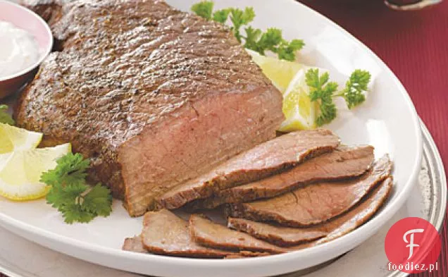 London Broil z sosem chrzanowym