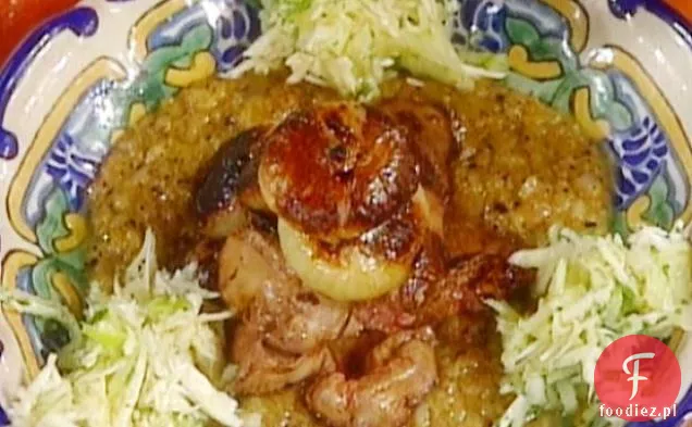 Wątróbki drobiowe z cebulą i chrzanem: Fegatini con Cipolla e Cren