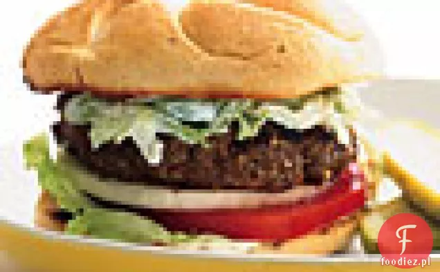 Musztardowe burgery z chrzanem Slaw