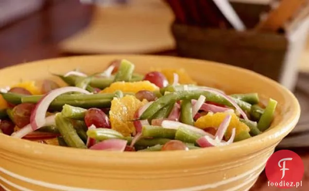 Sałatka Z Zielonej Fasoli Halloween